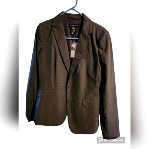 Grey suit jacket